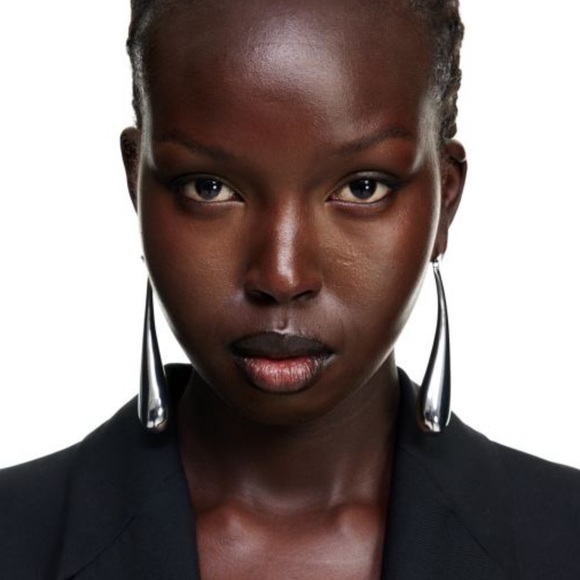 HM Mugler Teardrop Earrings H&M Mugler - Picture 4 of 6